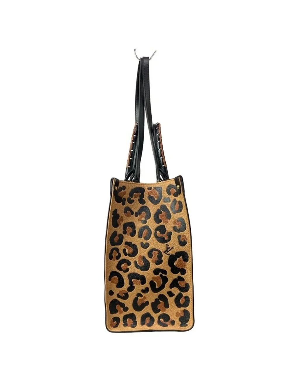 Louis Vuitton Tote Wild at Heart on the Go MM Noir Leather Cowhide